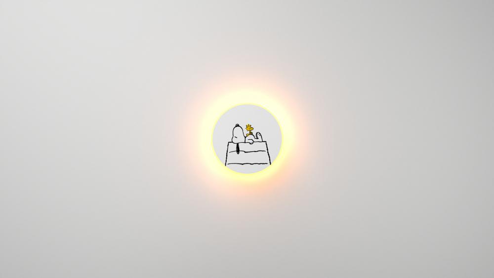 PeanutsÂ® Ramen Wall Sconce, 9", Snoopy Woodstock